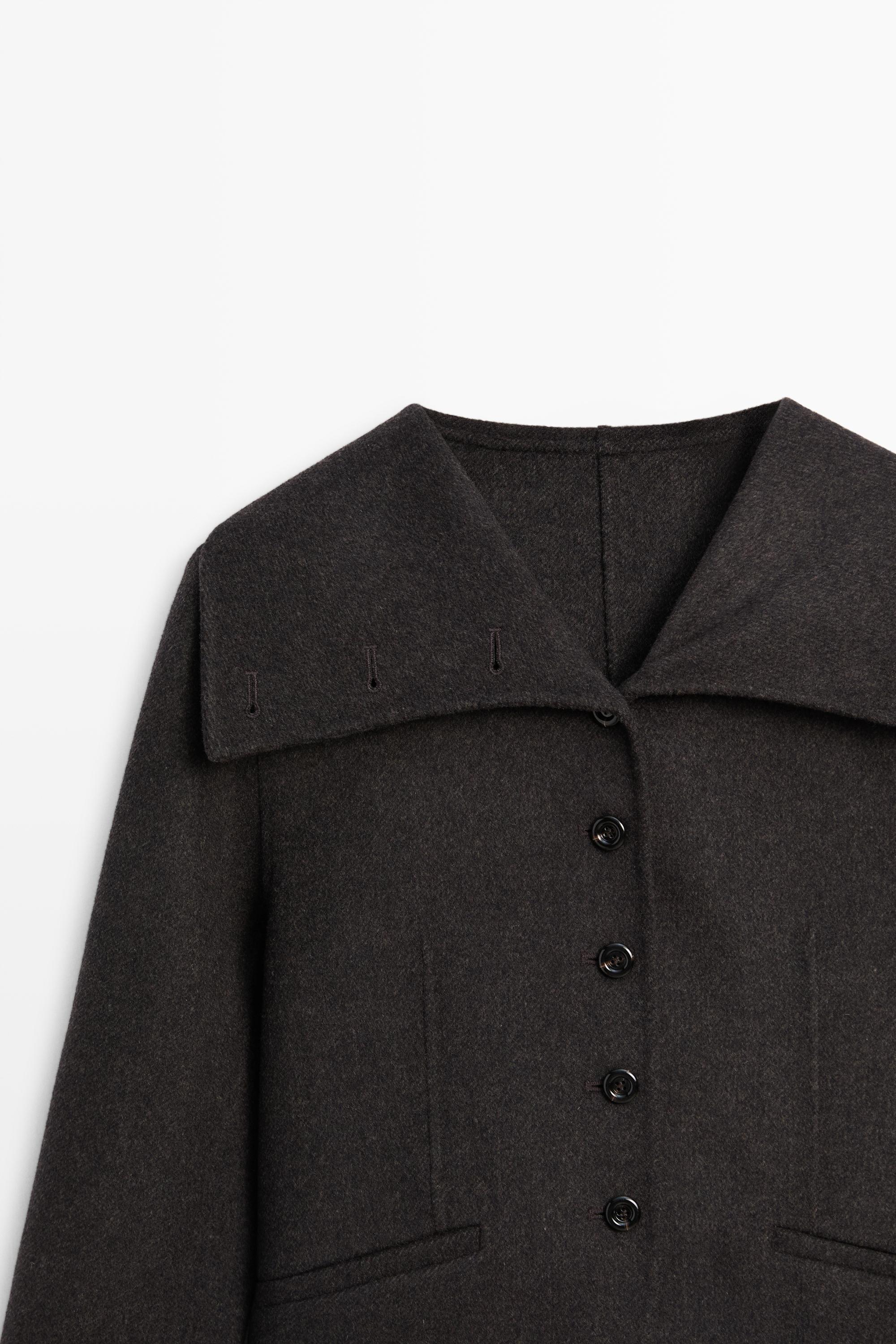 Veste courte à col montant
